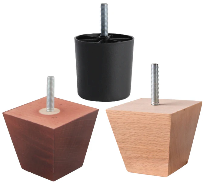 Full Classic Footstool in Fleck Chenille