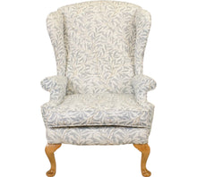  Refurbished Wing Chair Parker Knoll in Willow bough mineral