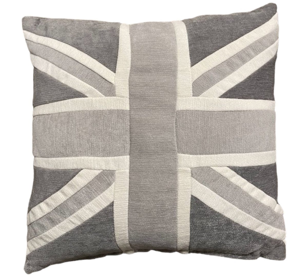Grey Union Jack Scatter Cushion New England Sofa Design