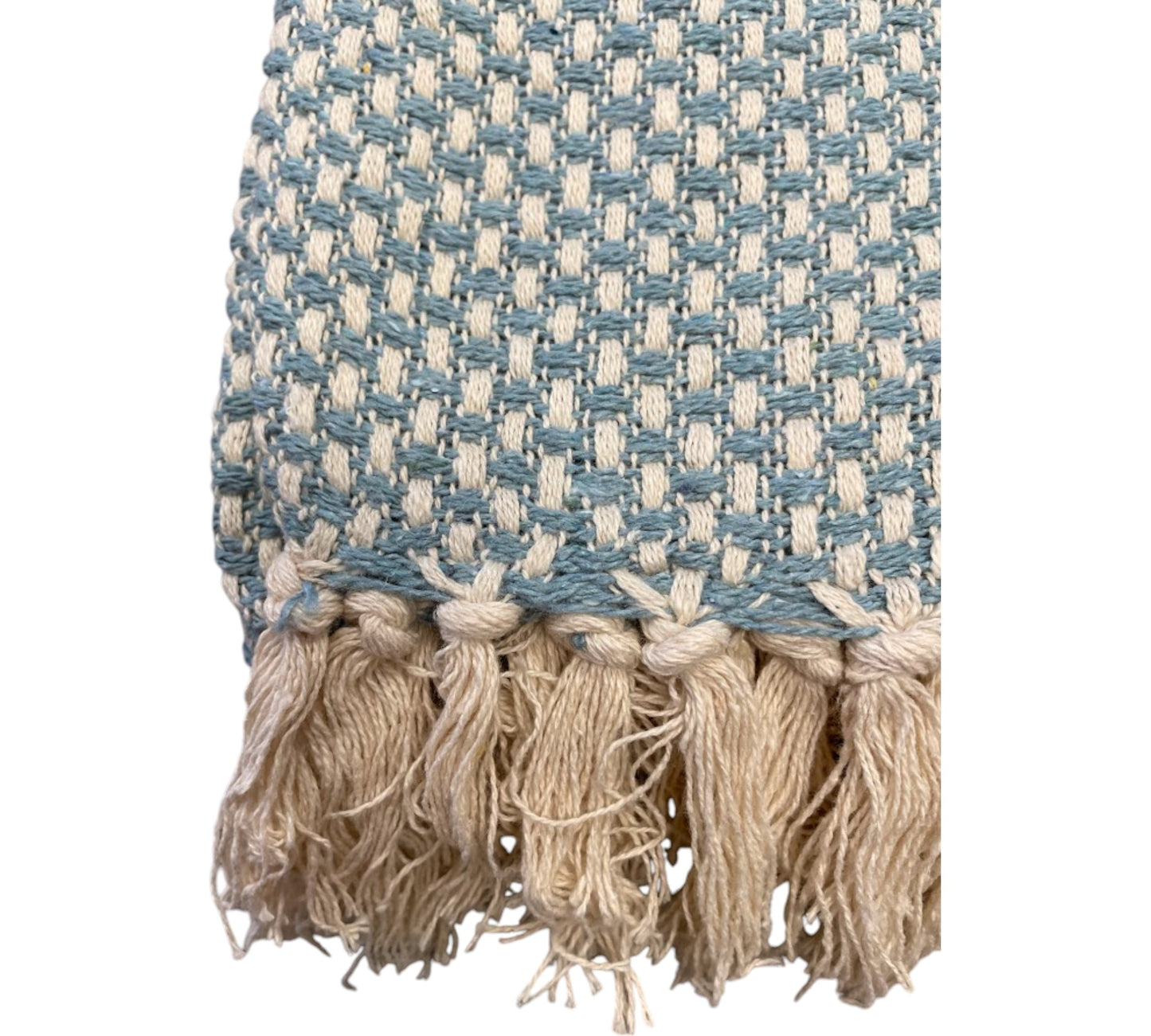 Turquoise weave Throw/ Blanket
