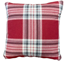  Glenmore Red Check Cushion