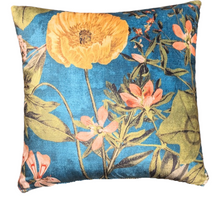  Passiflora Kingfisher scatter cushion