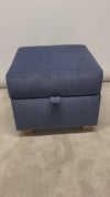 Small Florence Storage footstool in Chenille Velvet