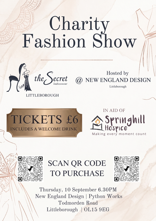 Charity Fashion Show Ticket — In Aid of Springhill Hospice