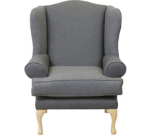  Ex Display Oxford Wing chair in Dolly Denim