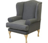 Ex Display Oxford Wing chair in Dolly Denim