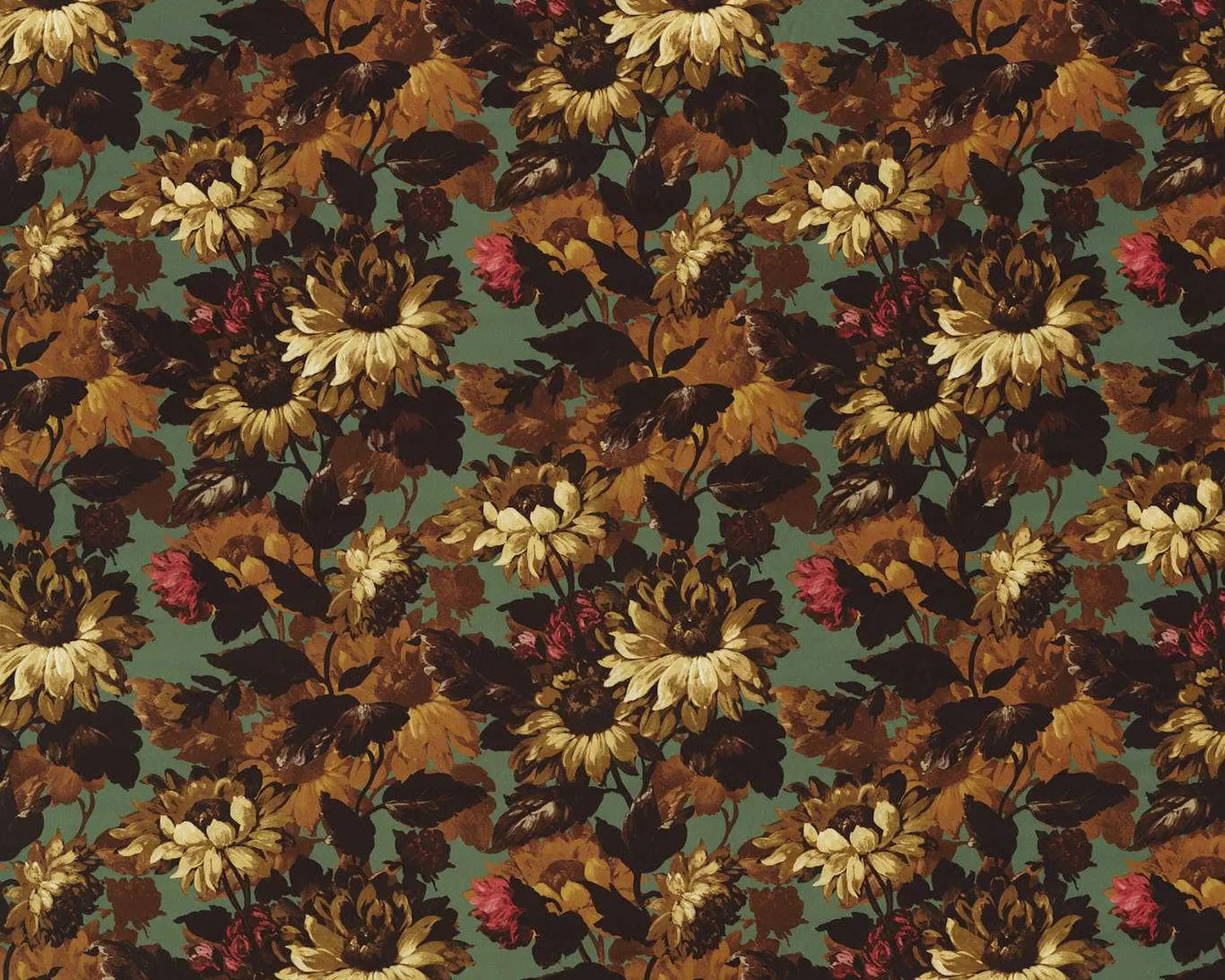 Sunforest sage/russet rouche Scatter cushions