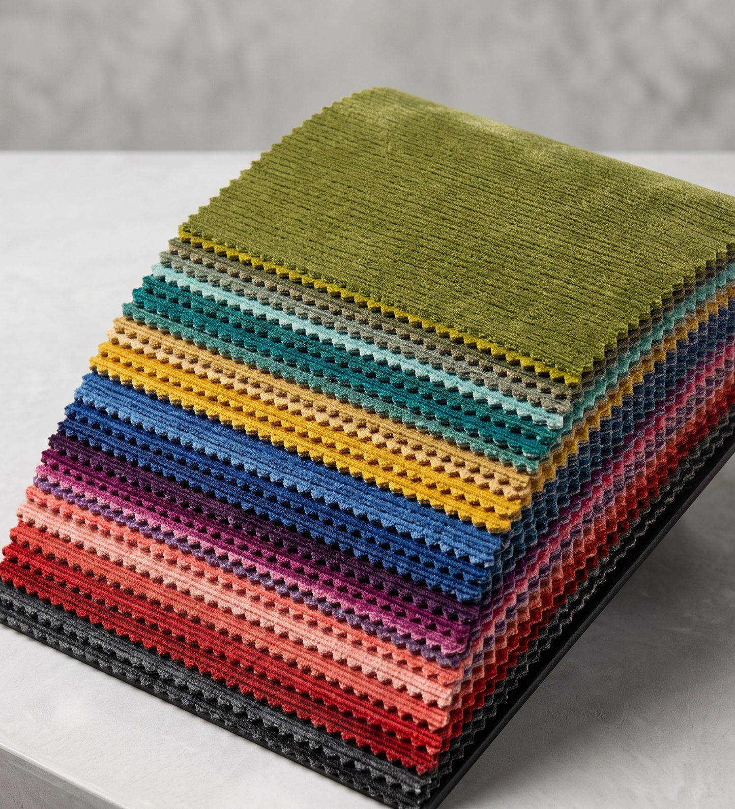 Chenille Velvet Fabric Sample