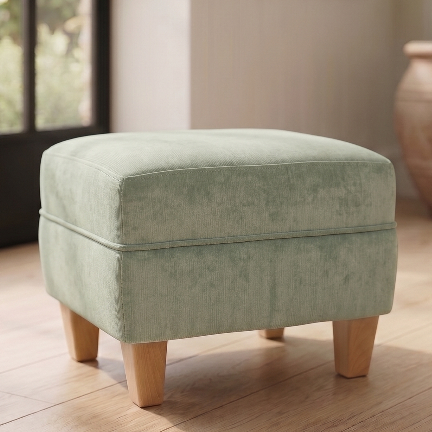 Tall Oxford Footstool (H40cm)