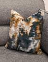 Harlequin Distortion Tobacco/Slate/Clay Scatter cushion