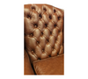 Ex Display Cambridge Wing chair in Brown Leather