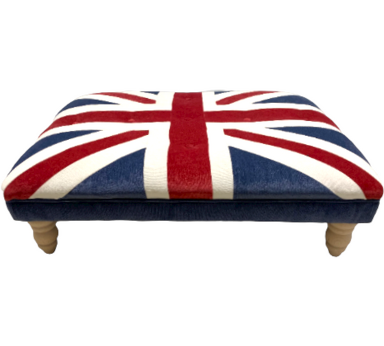 Union Jack Medium London Footstool