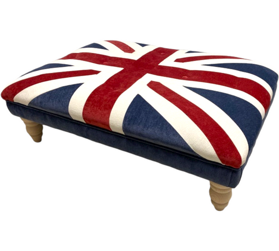 Union Jack Medium London Footstool