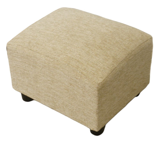 Full Classic footstool in Fleck Chenille