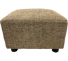 Full Classic footstool in Cromwell chenille