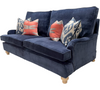 Littleborough 3 seater Blue Velvet - New England Sofa Design