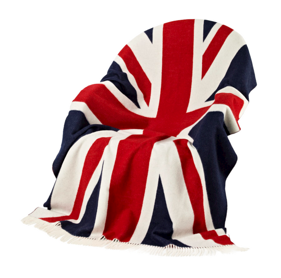 Union Jack Wool Throw/Blanket