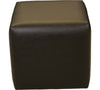 Block/Cube Pouffe in Faux Leather